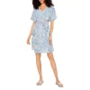 Buy 🛒 NIC+ZOE Palm Dot Wrap Style 👗 Dress Blue Multi ⌛ -NIC+ZOE Sales unnamed file 1005