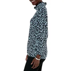 Discount 🔥 NIC+ZOE Climbing Vines Printed Mock Neck Sweater Black Multi ⭐ -NIC+ZOE Sales unnamed file 102