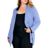 Flash Sale 😉 NIC+ZOE Plus Cozy Up Twirl Cardigan Blue Tide ⌛ -NIC+ZOE Sales unnamed file 1035
