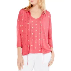 Cheap 🧨 NIC+ZOE Petites ☀️ Summer Shine Cardigan Red Multi 👏