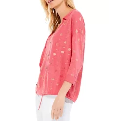 Cheap 🧨 NIC+ZOE Petites ☀️ Summer Shine Cardigan Red Multi 👏 -NIC+ZOE Sales unnamed file 1049
