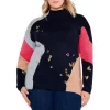 Budget ✨ NIC+ZOE Plus Size Glowing Embers Sweater Indigo Multi 🌟 -NIC+ZOE Sales unnamed file 1052