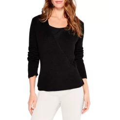 Brand new 🛒 NIC+ZOE Petites Shaker Knit 4 Way Cardigan Black Onyx ⌛ -NIC+ZOE Sales unnamed file 1060