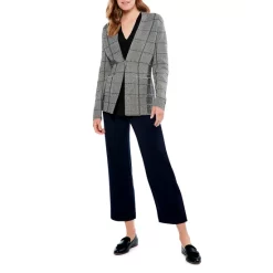 Flash Sale 😉 NIC+ZOE Petites Windowpane Palid Knit Blazer Neutral 🌟 -NIC+ZOE Sales unnamed file 1064