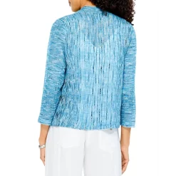 Deals ✔️ NIC+ZOE Semi Sheer Melody Cardigan Blue Multi ✨ -NIC+ZOE Sales unnamed file 1072