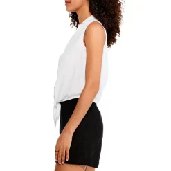 Best deal ⌛ NIC+ZOE Double Gauze Tie Tank Paper White 👍 -NIC+ZOE Sales unnamed file 1081