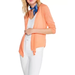 Coupon 👍 NIC+ZOE Lightweight Four Way Cardigan Nectarine 😀
