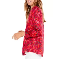 Buy 🌟 NIC+ZOE NIC + ZOE Mix And Mingle 👕 Shirt Red Multi ⌛ -NIC+ZOE Sales unnamed file 11