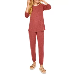 Best Pirce 🥰 NIC+ZOE Sweet Dreams Girlfriend Jogger Pants Rosewood 🤩 -NIC+ZOE Sales unnamed file 1156