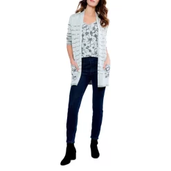 Brand new 😀 NIC+ZOE Shadow Garden Cardigan Sweater Grey Multi 😍 -NIC+ZOE Sales unnamed file 1160