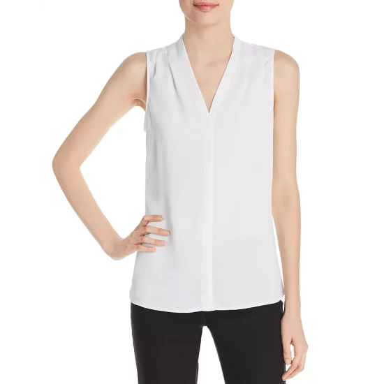 New ⌛ NIC+ZOE Petites Easy Day-to-Night Top Paper White ❤️ 3 New ⌛ NIC+ZOE Petites Easy Day-to-Night Top Paper White ❤️