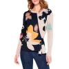 Best Pirce 🧨 NIC+ZOE Petites At Dusk Sweater Indigo Multi 🛒 -NIC+ZOE Sales unnamed file 1178