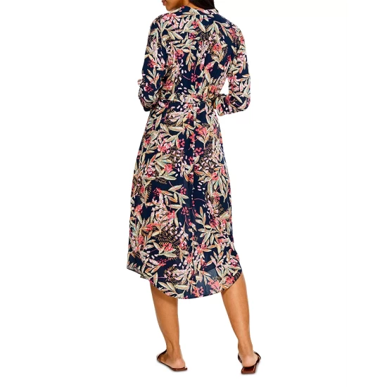 Outlet ๐ NIC+ZOE Petite Cherry Blossom Print ๐ Shirt ๐ Dress Pink Multi ๐ฅฐ 4 Outlet ๐ NIC+ZOE Petite Cherry Blossom Print ๐ Shirt ๐ Dress Pink Multi ๐ฅฐ - Image 2