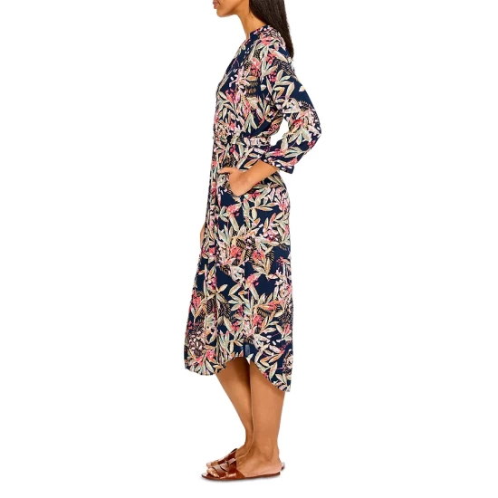 Outlet ๐ NIC+ZOE Petite Cherry Blossom Print ๐ Shirt ๐ Dress Pink Multi ๐ฅฐ 5 Outlet ๐ NIC+ZOE Petite Cherry Blossom Print ๐ Shirt ๐ Dress Pink Multi ๐ฅฐ - Image 3