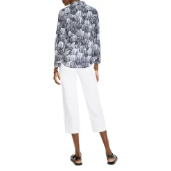 Discount 🎁 NIC+ZOE NIC And ZOE Indigo Shells Top Indigo Multi ❤️ -NIC+ZOE Sales unnamed file 1198