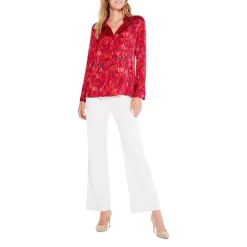 Buy 🌟 NIC+ZOE NIC + ZOE Mix And Mingle 👕 Shirt Red Multi ⌛ -NIC+ZOE Sales unnamed file 12