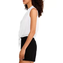 New ⌛ NIC+ZOE Double Gauze Tie Tank Paper White 🔥 -NIC+ZOE Sales unnamed file 1203