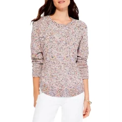 Brand new 🛒 NIC+ZOE Speckled Sunrise Sweater Cream Multi 🧨