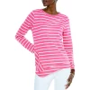 Buy 😉 NIC+ZOE NIC And ZOE Striped Angled Top Pink Multi 🔔 -NIC+ZOE Sales unnamed file 1240