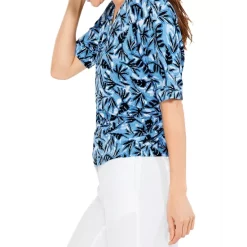 Brand new 🧨 NIC+ZOE Coastal Vines Top Blue Multi ✔️ -NIC+ZOE Sales unnamed file 1255