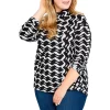 Deals 😍 NIC+ZOE Plus Opposites Attract Cotton Sweater Black Multi 🛒 -NIC+ZOE Sales unnamed file 1279