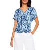 Coupon ✔️ NIC+ZOE Zig Zag Twist Front Tee Blue Multi 💯 -NIC+ZOE Sales unnamed file 1286