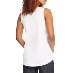 Best deal ✨ NIC+ZOE Petites Split Neck Top Paper White 🎉 -NIC+ZOE Sales unnamed file 1303