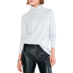 Flash Sale ❤️ NIC+ZOE Twinkle Turtleneck Sweater Rose 👏 -NIC+ZOE Sales unnamed file 131