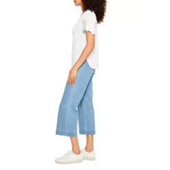 Best Pirce 🛒 NIC+ZOE This & That Flutter Sleeve Tee Paper White 😉 -NIC+ZOE Sales unnamed file 1319