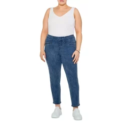 Deals ❤️ NIC+ZOE Plus All Day Denim Leggings In Pacific 💯 -NIC+ZOE Sales unnamed file 1344