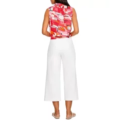 Top 10 💯 NIC+ZOE Paint The Town Gauze Tie Front Tank Red Multi 🌟 -NIC+ZOE Sales unnamed file 1348