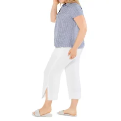 Best deal 😍 NIC+ZOE Plus Central Park Striped Top Indigo Multi 🎉 -NIC+ZOE Sales unnamed file 1362