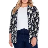 Best deal 👍 NIC+ZOE Plus Mosaic Mix Knit Blazer Black Multi 🔔 -NIC+ZOE Sales unnamed file 1380