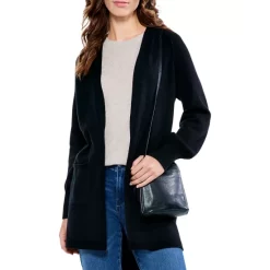 Best Sale ❤️ NIC+ZOE Cozy Femme Cardigan Black Onyx ⌛