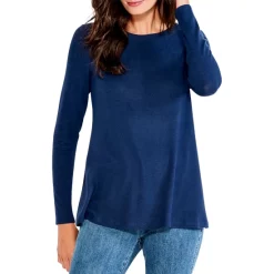 Best reviews of ⭐ NZT NIC+ZOE Sweet Dreams Relaxed Tee Dark Indigo 🎉