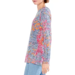 Outlet 👍 NIC+ZOE Abstract Glow Knit Top Pink Multi 🎉 -NIC+ZOE Sales unnamed file 165