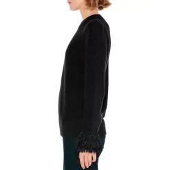 Top 10 🥰 NIC+ZOE Sundown Fringe Cuff Sweater Black Onyx 😀 -NIC+ZOE Sales unnamed file 175