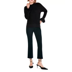 Top 10 🥰 NIC+ZOE Sundown Fringe Cuff Sweater Black Onyx 😀 -NIC+ZOE Sales unnamed file 176