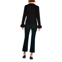 Top 10 🥰 NIC+ZOE Sundown Fringe Cuff Sweater Black Onyx 😀 -NIC+ZOE Sales unnamed file 177