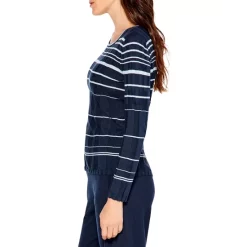 Cheap 😍 NIC+ZOE Reflecting Rays Sweater Indigo Multi 😀 -NIC+ZOE Sales unnamed file 206
