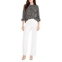 Deals ⭐ NIC+ZOE Lacy Leaves Top Black Multi 🎁 -NIC+ZOE Sales unnamed file 212