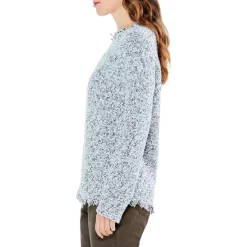 Discount 💯 NIC+ZOE Mix Knit Fringed Sweater Brown Multi 😉 -NIC+ZOE Sales unnamed file 228