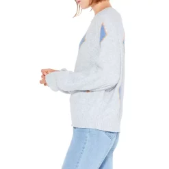 Cheapest 😍 NIC+ZOE Cozy Up Geo Sweater Pink Multi 👍 -NIC+ZOE Sales unnamed file 231