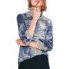 Best reviews of ✔️ NIC+ZOE Shadow Mix Turtleneck Sweater Blue Multi 😀 -NIC+ZOE Sales unnamed file 248