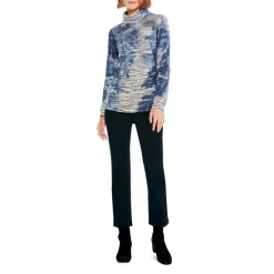 Best reviews of ✔️ NIC+ZOE Shadow Mix Turtleneck Sweater Blue Multi 😀 -NIC+ZOE Sales unnamed file 251