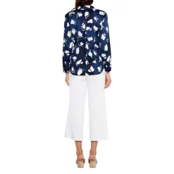 Best reviews of 🌟 NIC+ZOE Mosaic Blues Printed 👕 Shirt Indigo Multi 🎉 -NIC+ZOE Sales unnamed file 263