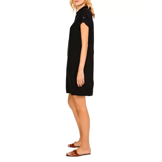 Best Pirce ๐ NIC+ZOE Rumba Short Sleeve ๐ Shirt ๐ Dress Black Onyx ๐ 4 Best Pirce ๐ NIC+ZOE Rumba Short Sleeve ๐ Shirt ๐ Dress Black Onyx ๐ - Image 2