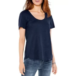 Brand new 🤩 NZT NIC+ZOE NZT 👚 Shirttail Scoop Tee Black Onyx 😀 -NIC+ZOE Sales unnamed file 284