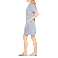 Top 10 😍 NIC+ZOE Drifty Linen 👚 Shirt 👗 Dress Indigo Mix 😍 -NIC+ZOE Sales unnamed file 287