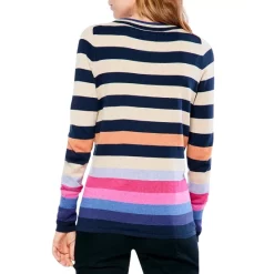 Deals 🛒 NIC+ZOE Jewel Stripes Vital Sweater Indigo Multi ⭐ -NIC+ZOE Sales unnamed file 298
